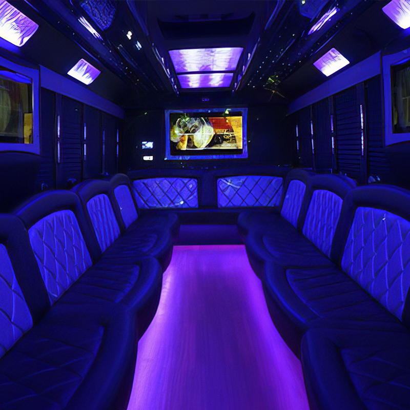 party bus interior